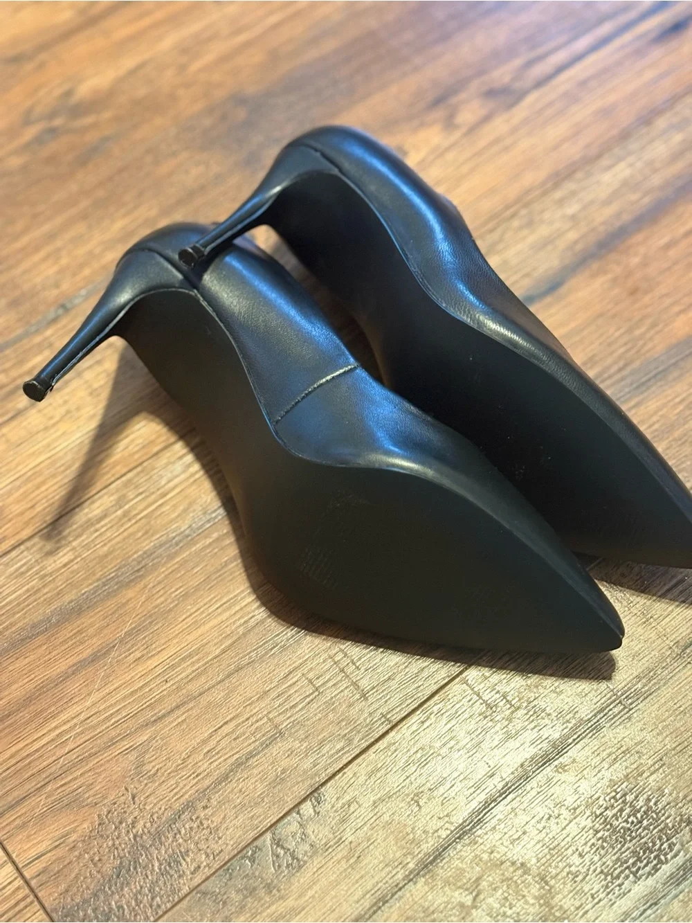 Steve Madden Black Pointed-Toe Stiletto Pumps